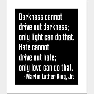 Only Love Quote | MLKJ | African American | Black Lives Posters and Art